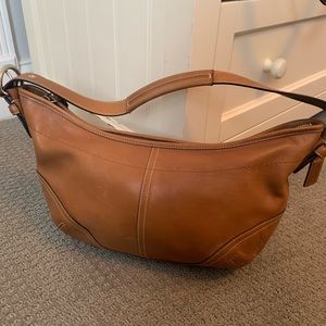 Coach Tan Mini Leather Bag